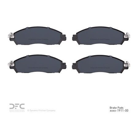 Dynamic Friction Co DFC 3000 Ceramic Brake Pads - 1310-1911-00